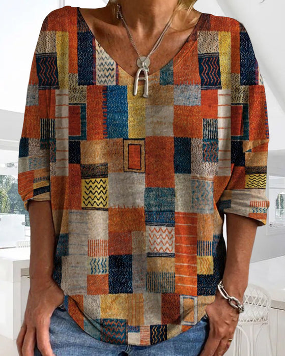 Colorful ethnic tops