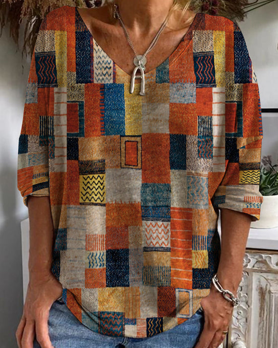 Colorful ethnic tops