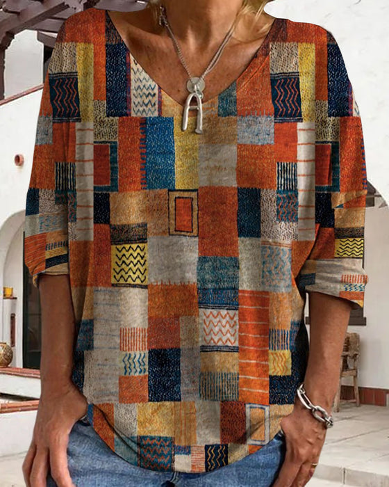 Colorful ethnic tops