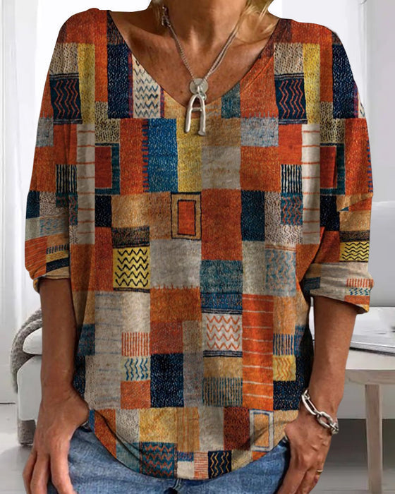 Colorful ethnic tops