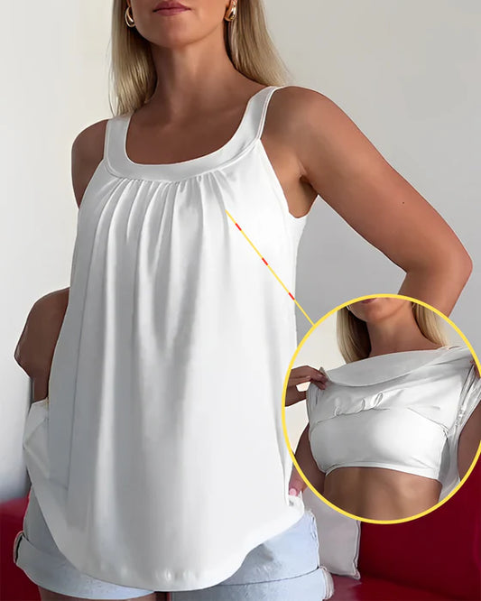 Built-in bra tank top
